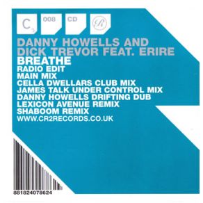 Download track Breathe (Radio Edit) Danny Howells, Dick Trevor, Erire