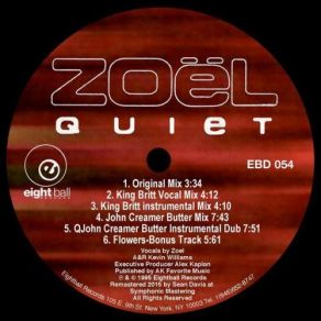 Download track Quiet (Original Mix) ZOEL