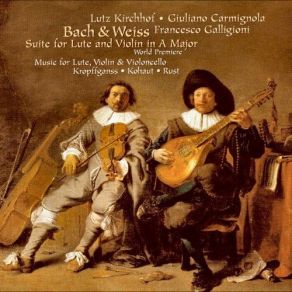 Download track Bach Weiss: Suite For Lute Violin In A Major: Allegro Giuliano Carmignola, Lutz Kirchhof, Francesco Galligioni