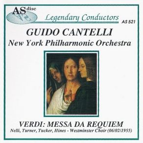 Download track 07 Verdi Requiem NYPO Cantelli (Libera Me) Giuseppe Verdi