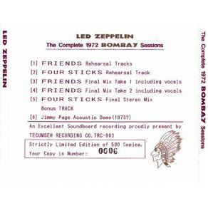 Download track Friends Final Mix Take 1 With Vocals Led Zeppelin