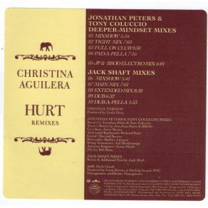 Download track Hurt (Jack Shaft Extended Mix)  Christina Aguilera