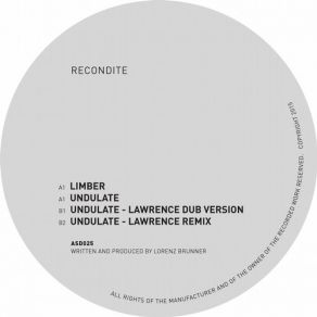 Download track Undulate (Lawrence Remix) Recondite