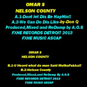 Download track U Heard What Da Man Said Muthafukka!! Omar - S