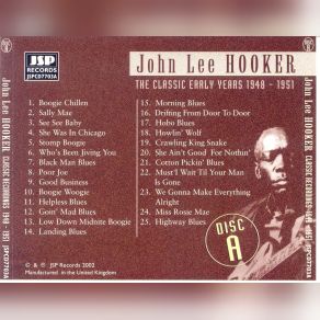 Download track She Was In Chicago John Lee Hooker