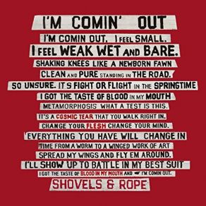 Download track I'm Comin' Out Shovels And Rope