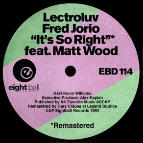 Download track It's So Right (Force Of Nature Du) LectroluvMatt Wood