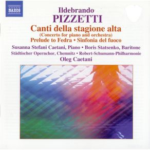 Download track 3. Canti Della Stagione Alta - Adagio Ildebrando Pizzetti