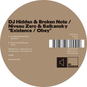 Download track Obey Broken Note, Balkansky, DJ Hidden, Niveau Zero