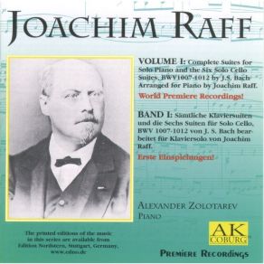 Download track 9. Bach: Cello Suite In D Major BWV 1012 Transcribed By Raff 3. Courante Joachim Raff