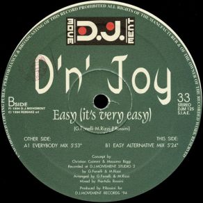 Download track Easy (It's Very Easy) (Everybody Mix) D'n' Joy