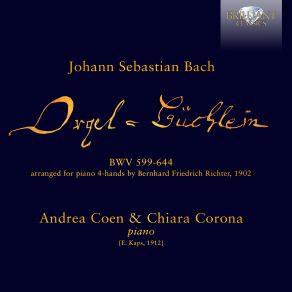 Download track In Dir Ist Freude, BWV 615: I. Allegro (Arr. By Bernhard Friedrich Richter) Andrea Coen, Chiara Corona