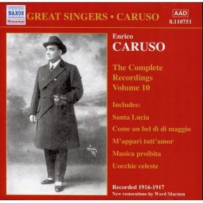 Download track Pour Moi Ce Jour Eset Tout Mystere (Tchaikovsky - Eugene Onegin) Enrico Caruso