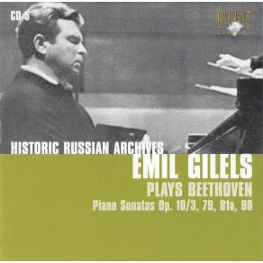 Download track Piano Sonata No. 25 In G Major, Op. 79 - 2. Andante Emil Gilels