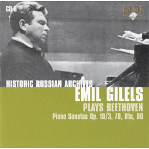 Download track Piano Sonata No. 7 In D Major, Op. 10 No. 3 - 2. Largo E Mesto Emil Gilels