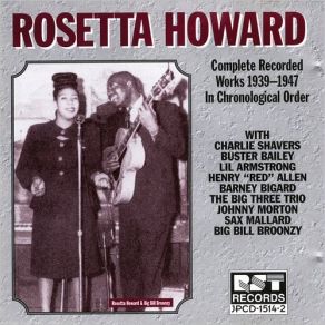 Download track Plough Hand Blues Rosetta Howard