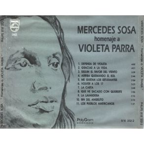 Download track La Lavandera Mercedes Sosa