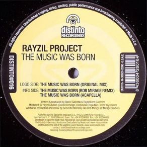 Download track The Music Was Born Acapella B2 Rayzil Project