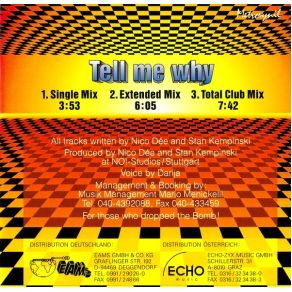 Download track Tell Me Why (Total Club Mix) D - Phase