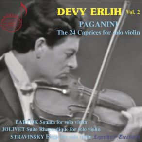 Download track Sonata For Solo Violin, Sz. 117: III. Melodia. Adagio Devy Erlih