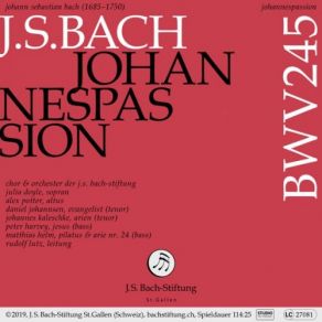 Download track Johannespassion, BWV 245: No. 2, A. - E. Rezitativ (Evangelist, Jesus, Chor) - Jesus Ging Mit Seinen Juengern Rudolf Lutz, ChorEvangelist, Jesus