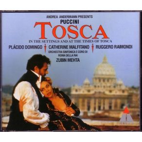 Download track 01. Tosca E Un Buon Falco! - Catherine Malfitano, Placido Domingo, Ruggero Raimondi Giacomo Puccini