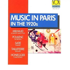 Download track 01 - Milhaud - Le Boeuf Sur Le Toit Orchestra Of Radio Luxembourg, Collegium Pro Musica