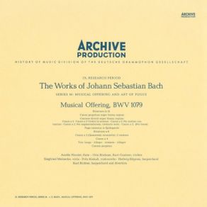 Download track Musical Offering, BWV 1079: Ricercar A 3 Otto BüchnerHedwig Bilgram