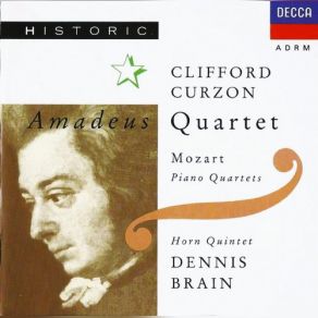 Download track Piano Quartet No. 2 In E Flat Major, K. 493: Allegretto Amadeus Quartet, Clifford Curzon, Dennis Brain