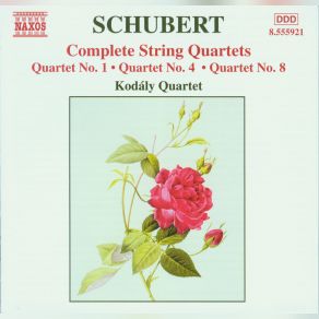 Download track String Quartet No. 1 In C Minor / B Flat Major, D. 18 - Presto Kodály QuartetPresto