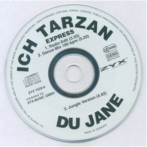 Download track Ich Tarzan Du Jane (Radio Edit) Express