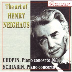 Download track Chopin - Concerto No. 1 - 2. Romance. Larghetto Neuhaus Heinrich, USSR State Radio Symphony Orchestra