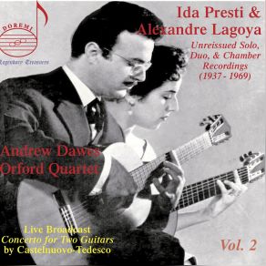 Download track Etude, Opus 60, No. 3 Ida PrestiAlexandre Lagoya