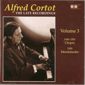 Download track Alfred Cortot / Chopin: Nouvelles Etudes - # 1 In F Minor Alfred Cortot