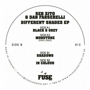 Download track Black & Grey Seb Zito, Dan Farserelli