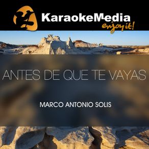 Download track Antes De Que Te Vayas (Karaoke Version) [In The Style Of Marco Antonio Solis] Karaokemedia