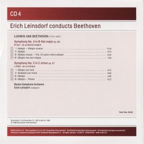Download track Symphony No. 5 In C Minor (-Fate-), Op. 67- 4. Allegro - Presto Erich Leinsdorf