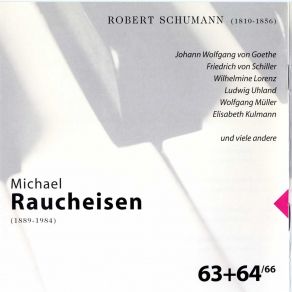 Download track Trost Im Gesang, Op. 142 Nr. 1 (Justinus Kerner) Michael Raucheisen