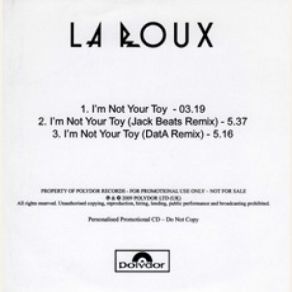 Download track I'M Not Your Toy [Jack Beats Remix] La Roux