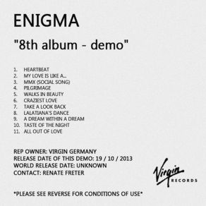 Download track My Love Is Like A Enigma