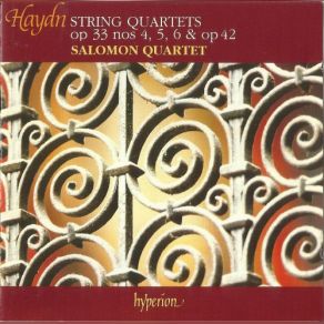 Download track String Quartet In G Major Op 33 No 5 ('How Do You Do? '): Vivace Assai' Joseph Haydn, Salomon Quartet