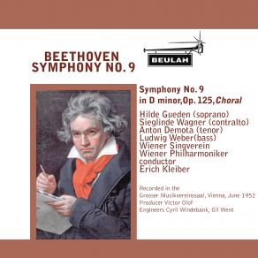 Download track Symphony No. 9 In D Minor, Op. 125 Choral II. Molto Vivace, Presto Erich Kleiber