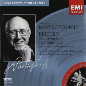 Download track Cello Suite No. 2 Op. 80: II. Fuga (Andante) Mstislav Rostropovich