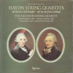 Download track String Quartet In F Major Op 74 No 2: IV. Finale (Presto) Joseph Haydn, Salomon QuartetPresto