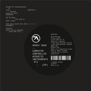 Download track Disk Prep Calrec2 Barn Dance (S L O) Aphex Twin