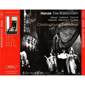 Download track 9. Dionysos Du Hast Ihn Gesehen? Hans Werner Henze