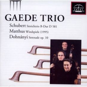 Download track DohnÃ¡nyi: Serenade Op. 10 - Scherzo Vivace Gaede Trio