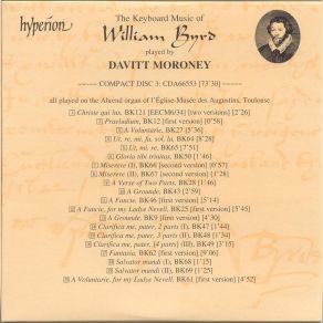 Download track Clarifica Me, Pater, [4 Parts] (III), BK49 Davitt Moroney, William Byrd