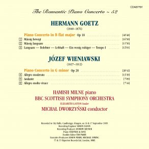 Download track Wieniawski (J): Piano Concerto In G Minor, Op 20 - Movement 2: Andante Hamish Milne, Michal Dworzynski