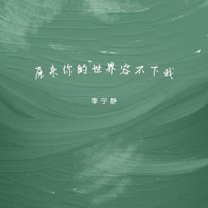 Download track 原来你的世界容不下我 李宁静